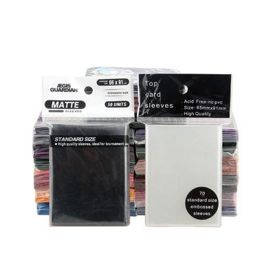 Αδιάβροχο PP Yugioh MTG Κάρτες Κεφαλάκια Standard Size Για Trading παιχνίδια καρτών