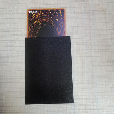 50 / 60 / 100 PCS Μαύρο Κάρτη Εγγύητες Toploaders Για Εμπορική Κάρτα Σφραγίσματος Χέρι Πάνω Ανοιχτό