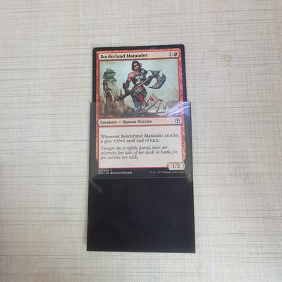 50 / 60 / 100 PCS Μαύρο Κάρτη Εγγύητες Toploaders Για Εμπορική Κάρτα Σφραγίσματος Χέρι Πάνω Ανοιχτό