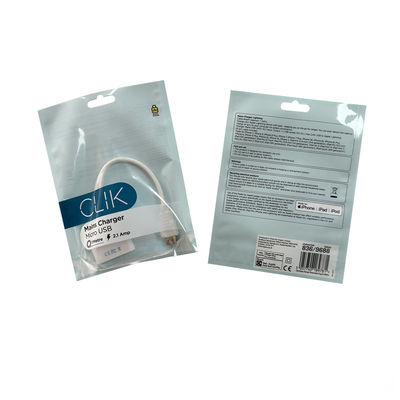Προσαρμοσμένο πάχος OEM πλαστικό Ziplock κρεμαστή τσάντα για αδιάβροχη θήκη κινητού τηλεφώνου