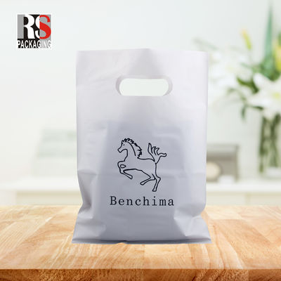 Προσαρμοσμένο Mylar Die Cut Handle Πολυσακούλες Ανακυκλώσιμες πλαστικές τσάντες δώρων