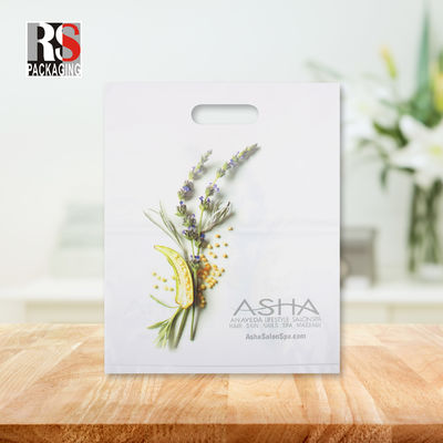 Προσαρμοσμένο Mylar Die Cut Handle Πολυσακούλες Ανακυκλώσιμες πλαστικές τσάντες δώρων