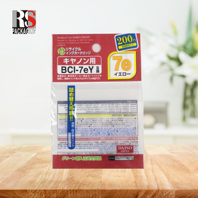 Βιοδιασπώμενες OPP BOPP Poly Bag Διαφανείς σακούλες επικεφαλής από κυτταρίνη