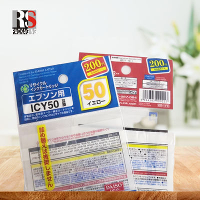 Βιοδιασπώμενες OPP BOPP Poly Bag Διαφανείς σακούλες επικεφαλής από κυτταρίνη