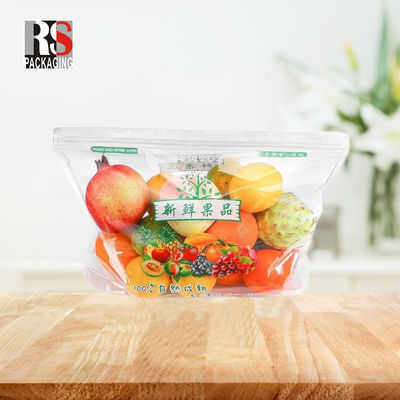 CPP OPP Πολυαιθυλένιο μικροδιατρημένο Zip Lock πλαστική σακούλα για φρέσκα λαχανικά