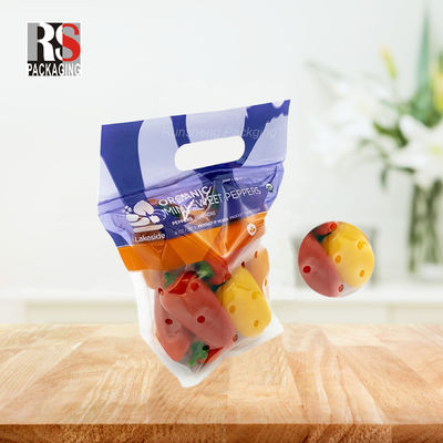 CPP OPP Πολυαιθυλένιο μικροδιατρημένο Zip Lock πλαστική σακούλα για φρέσκα λαχανικά