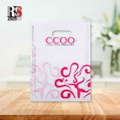 PE χειριστή σακούλα ψώνια Die Cut Ευχαριστούμε σακούλα ψώνια για συσκευασία βιβλιοπωλείου