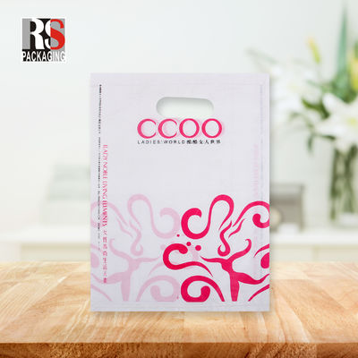 PE χειριστή σακούλα ψώνια Die Cut Ευχαριστούμε σακούλα ψώνια για συσκευασία βιβλιοπωλείου