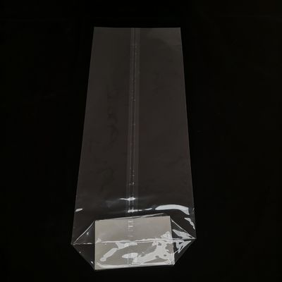 Poly Opp Cross Block Square Bottom Plastic Bags Επανακλείσιμες σακούλες συσκευασίας τροφίμων