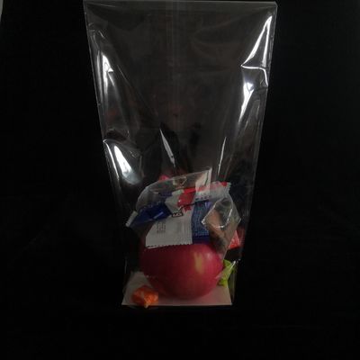 Poly Opp Cross Block Square Bottom Plastic Bags Επανακλείσιμες σακούλες συσκευασίας τροφίμων