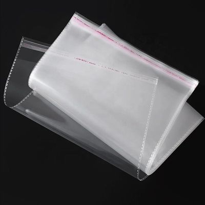 Εύκολη OPP Poly Bag Διαφανής Opp πλαστική σακούλα με αυτοκόλλητη ταινία