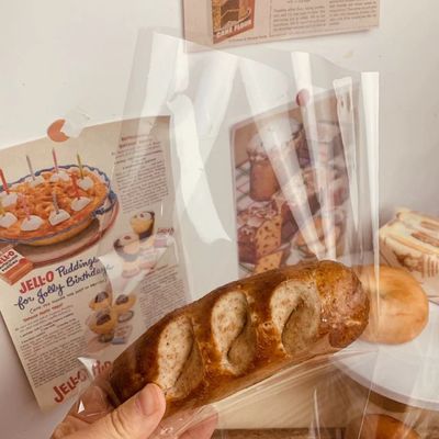 Βιομηχανικά τρόφιμα OPP LDPE Wicket Bread Loaf Bags Custom Print Για αποθήκευση αρτοποιίας
