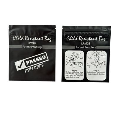Προσαρμοσμένη εκτύπωση πλαστικού MOPP / VMPET / PE Child Proof Pouch για συσκευασία αποσμητικών μπισκότων
