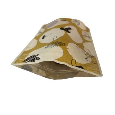Τροφικές συσκευασίες Zip Lock Laminated Poly Bag Frosted Plastic Re-sealable Stand Up Pouch Bag