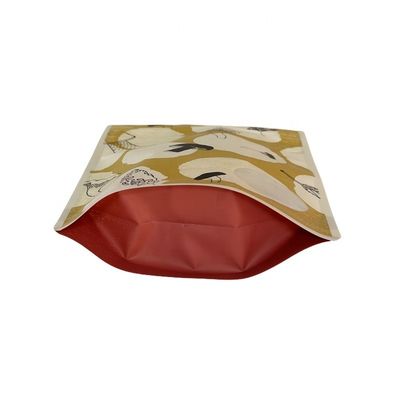 Τροφικές συσκευασίες Zip Lock Laminated Poly Bag Frosted Plastic Re-sealable Stand Up Pouch Bag