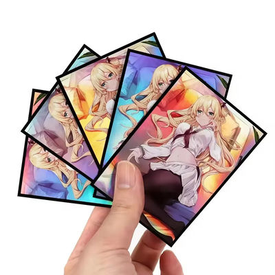 Προσαρμοσμένα 67*92mm Προστατευτές εκτύπωσης Anime Σεξουαλικά φύλλα καρτών