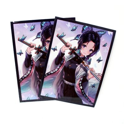 Custom-Made Art Card Sleeves , Printed MTG Anime-Style Game Card Protector Sleeves.