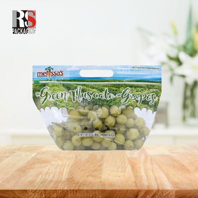 Συσκευασία φρέσκων λαχανικών και φρούτων μάνγκο με επιλογές κλεισίματος με φερμουάρ