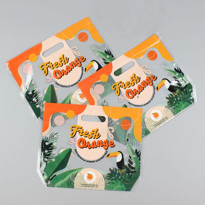 Προσαρμοσμένες τυπωμένες επανασφραγιζόμενες διαφανείς πλαστικές σακούλες λαχανικών, ποιότητας τροφίμων, με φερμουάρ, για συσκευασία φρέσκων φρούτων