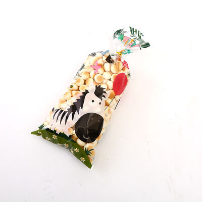 Προσαρμοσμένο εκτυπωμένο δώρο περιτύλιγμα τσέλο τσελοφάν για πάρτι τσάντες για λιχουδιές προτίμηση διαυγές γλυκά μπισκότα πλαστικό πολυ Goodie αποθηκευτικές τσάντες