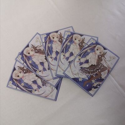 Sleeves personalizadas impressas de anime para proteção de cartas, acessório para jogos de cartas com arte personalizada