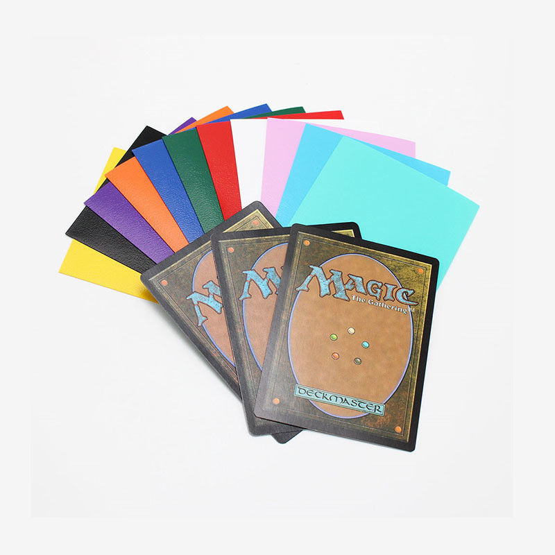 50 / 60 / 100 PCS Μαύρο Κάρτη Εγγύητες Toploaders Για Εμπορική Κάρτα Σφραγίσματος Χέρι Πάνω Ανοιχτό