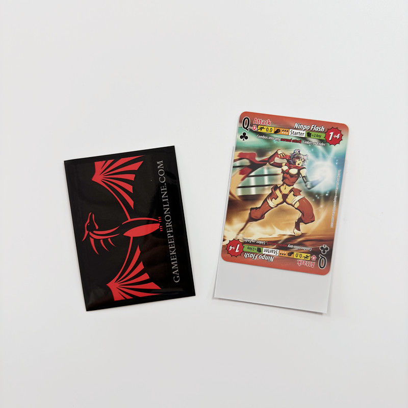 Ελαφρύ διπλό λέιζερ αδιάβροχο Toploader για 100PCS Custom Art Τυποποιημένα Αθλητικά Κάρτες
