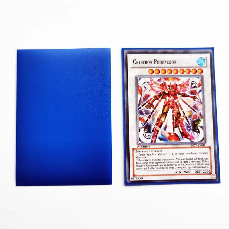 66x91 χιλιοστά Πρωταθλήματα PP Yu-Gi-Oh Πολυχρωματικά Εμπορικά Κάρτες Εγγύητες Διαυγές Ματ Παιχνίδια Yugioh Κάρτες Πλαστικές Εγγύες