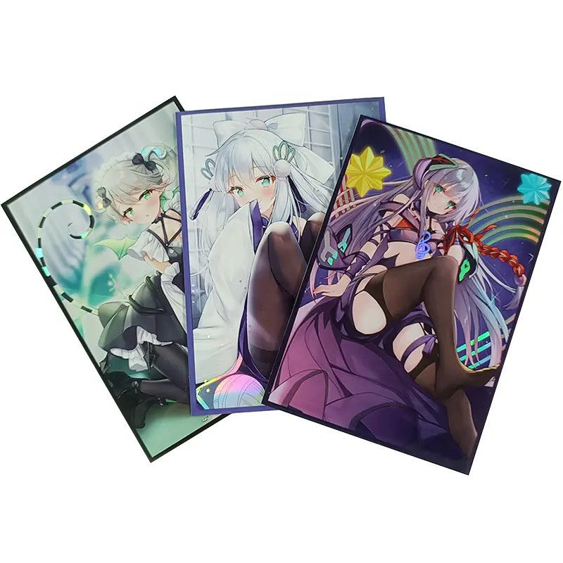 Προσαρμοσμένη εκτύπωση Holo Τέχνη Yugioh MTG TCG Hologram Anime Προσαρμοσμένο Εμπορικό Πίνακα Παιχνιδιού Κάρτες